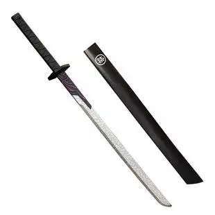 魔刀千刃紫色觉醒版木刀金属1米大号塑料武器铁刺客伍五六七的剑