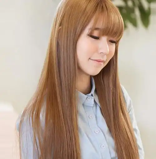 2021年最新中长款直发,中长直发发型简约又好打理