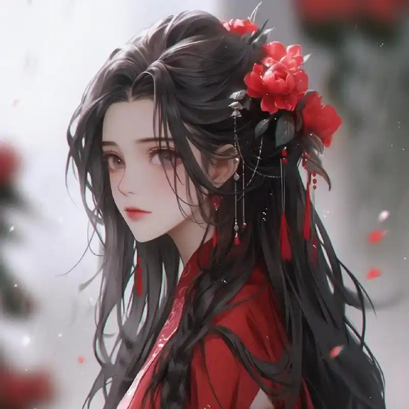 红色古风绝美,来一组头像尺寸