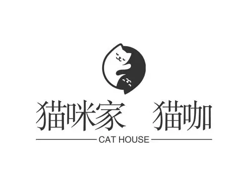 猫咪家猫咖logo设计案例