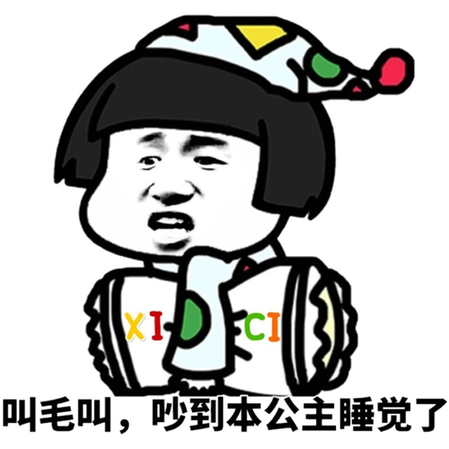 叫毛叫,吵到本公主睡觉了