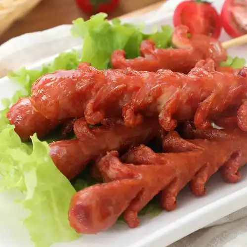 香肠烧烤麦穗肠切花香70克15支6袋油炸鸡肉其它