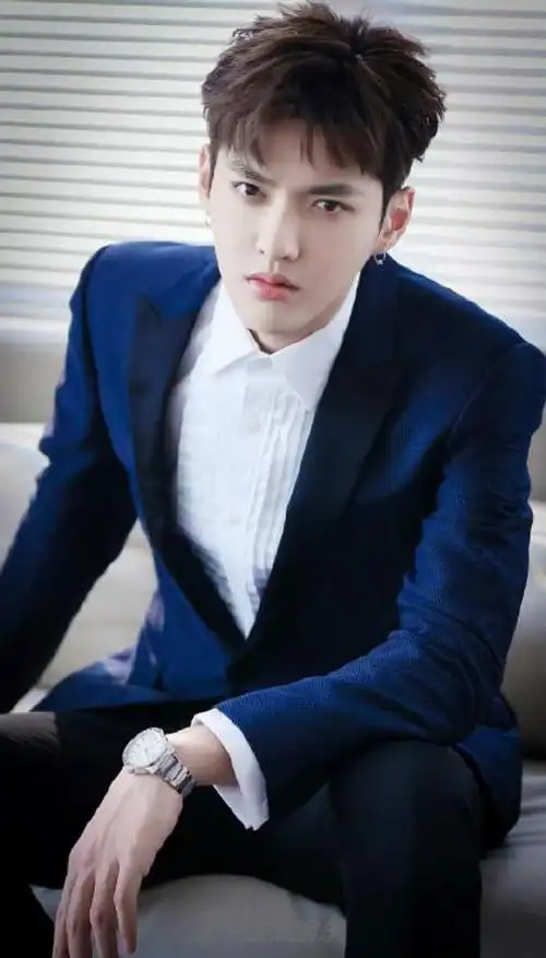 吴亦凡西装革履双手插兜耍帅_新浪图片