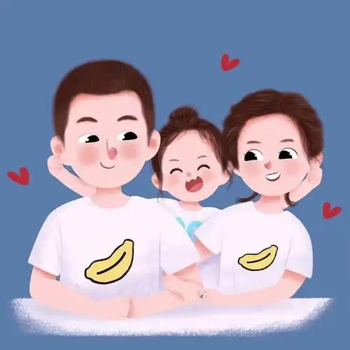 亲子头像/卡通头像/母婴头像/母女头像/母子头像/父子头像/一家三口