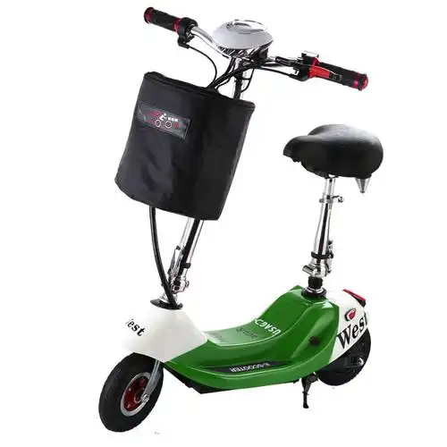 小海豚女士迷你电动车成人自行车代步车小型电瓶车折叠电动滑板车