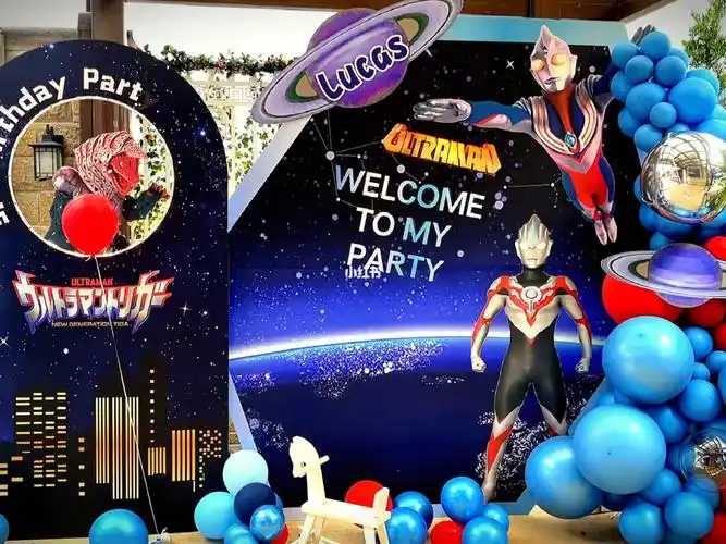 奥特曼主题布置