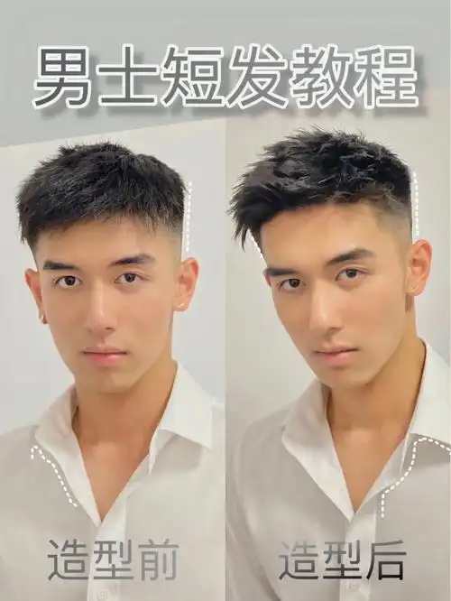 男士短发造型教程
