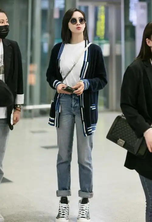 宋茜夏日清爽街拍图片