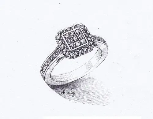 一组戒指手绘|纯艺术|绘画|三书二争 - 原创作品 - 站酷 (zcool)