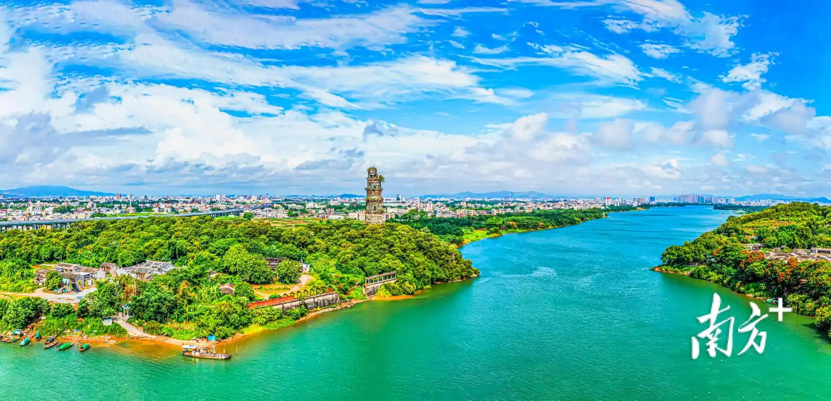 潮州三元塔修缮施工快了!