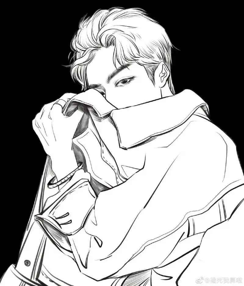 王俊凯饭绘一则,绝美眼神杀攻气十足