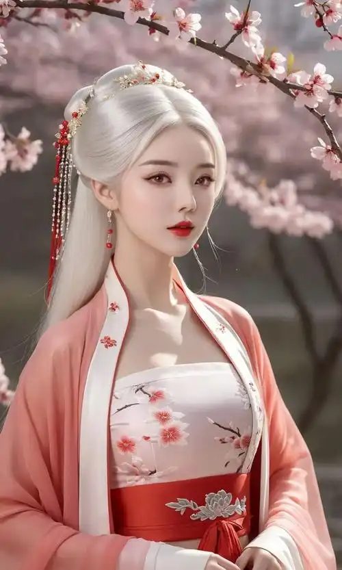 爽心丨绝美白发古风来袭丨养眼美女