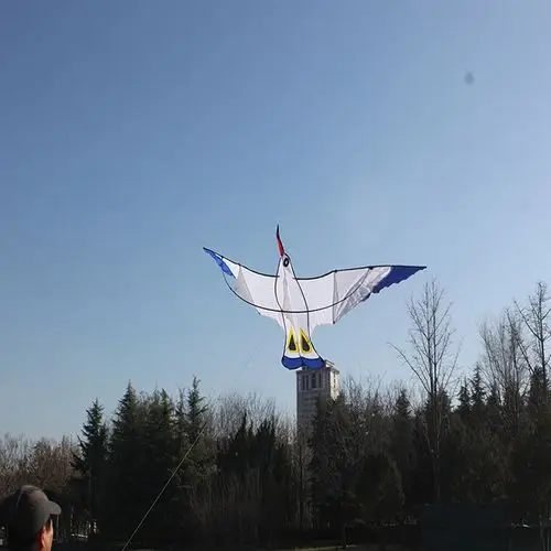 潍坊风筝 经典款海鸥风筝 户外运动型 正品包邮 前撑杆布拼工艺