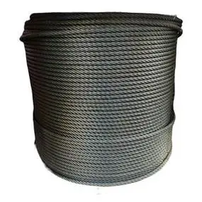 中部工品6*37钢丝绳麻芯吊车钢丝绳钢丝绳带油钢绳16mm