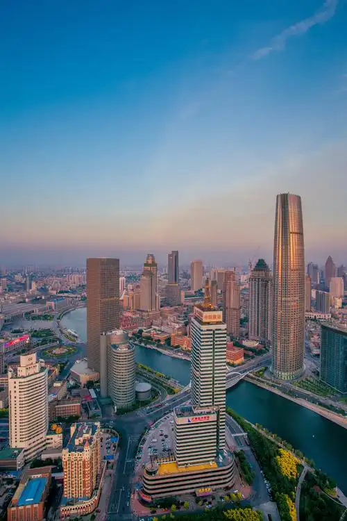 天津,城市风光,建筑,夜景,长曝