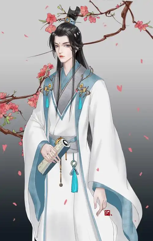 原创古风立绘寻心含过程