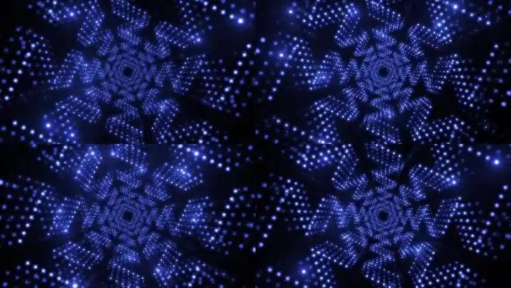 空间无限循环空间穿梭视频素材