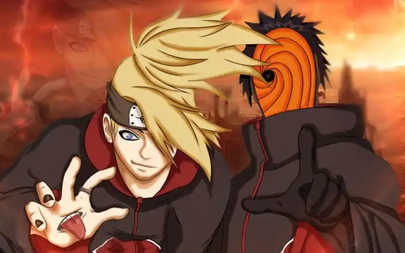 "晓"成员迪达拉,动漫人物-回车桌面