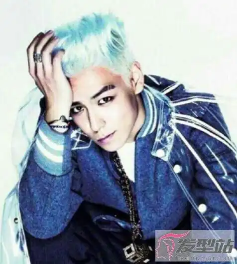 男生染蓝色头发好看吗吸睛炫目潮男都这样染