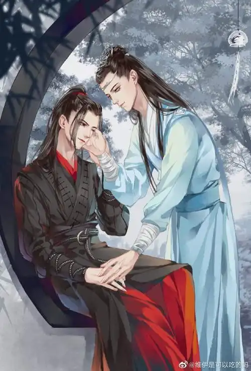 陈情令 忘羡 王一博 肖战 维伊/绘