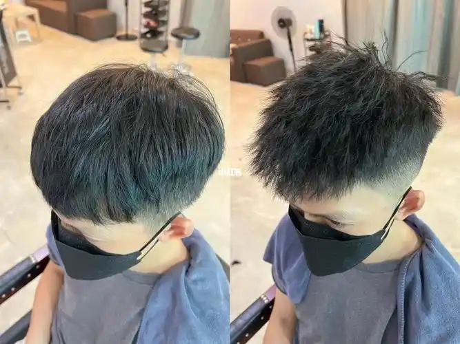 摩根烫7815清爽摩根 前刺短发男士烫发男生一定要尝试的发型99