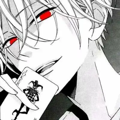 今天来3波红点眼蓝男 男头 男生头像 二次元男生头像 头像 动漫男生