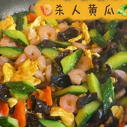 青瓜虾仁虾仁炒黄瓜清爽低脂高蛋白减脂餐