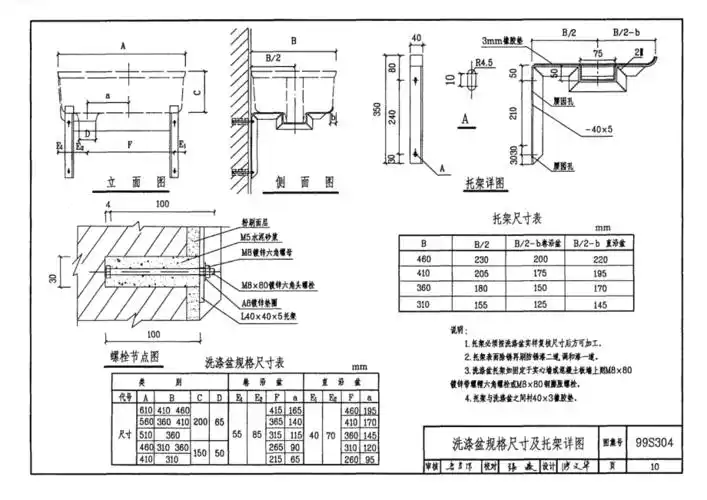 卫生设备安装图集
