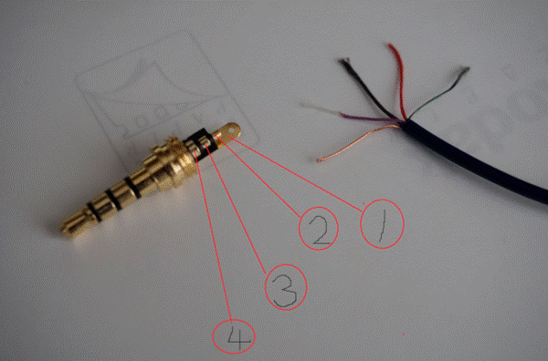 电脑麦克风插头接线图
