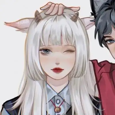 高清好看的男女混搭闺蜜头像动漫图片