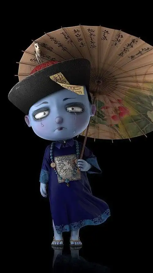 可爱卡通人物僵小鱼,高清图片,手机锁屏桌面-壁纸族