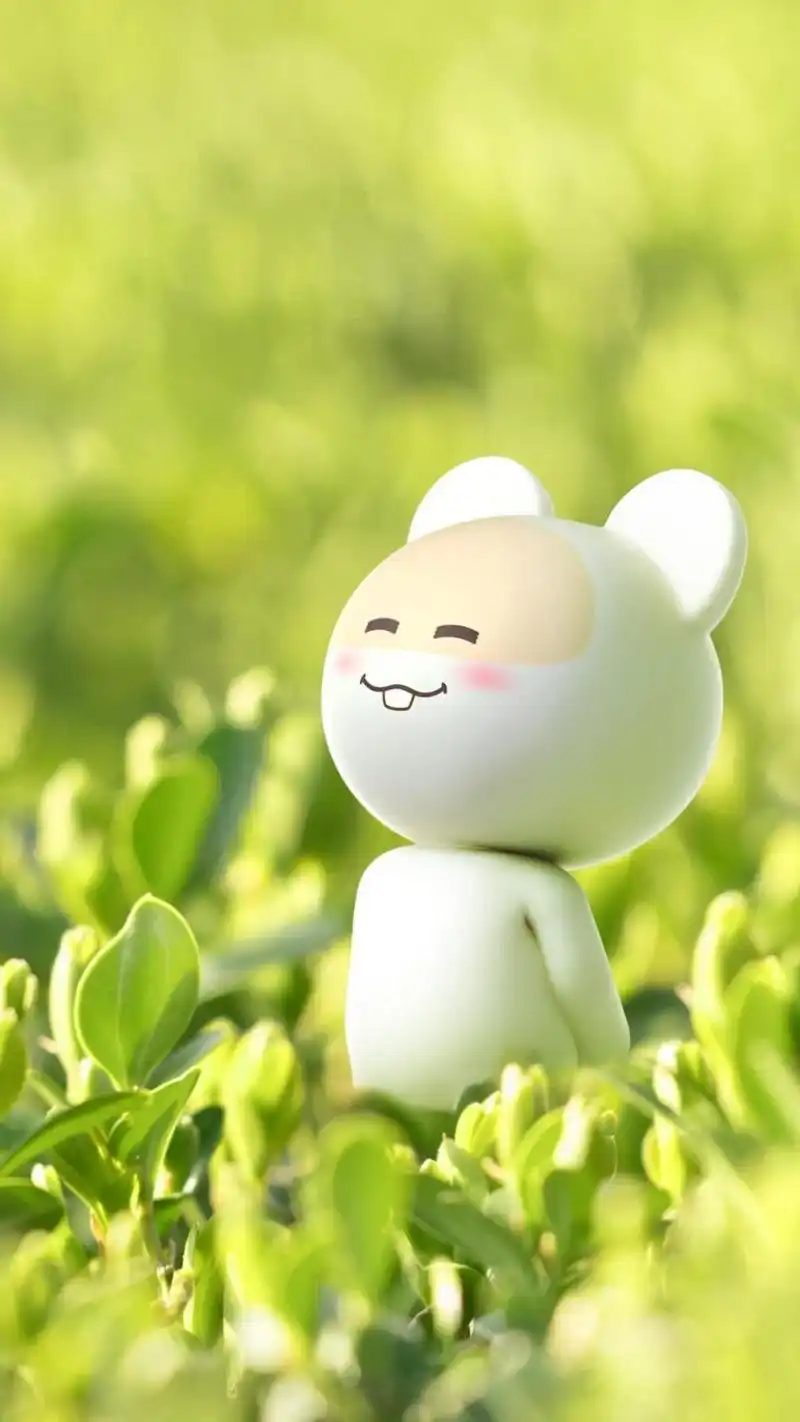 可爱呆萌的笨笨鼠户外写真