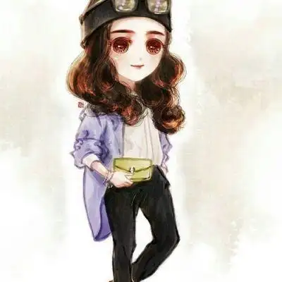 杨幂漫画卡通微信头像最新款,明星头像图片-回车桌面