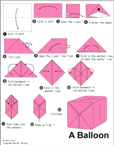 折纸纸气球目标