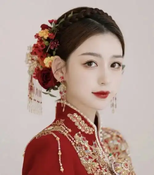 中式新娘发型