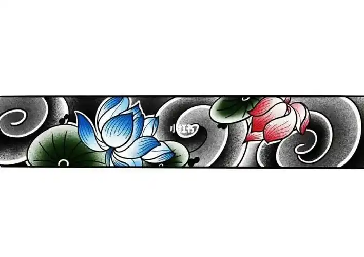 臂环纹身手稿_纹身_刺青_鲸艺刺青纹身文化攻略_臂环纹身_美妆_彩妆