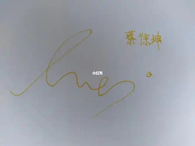 蔡徐坤签名