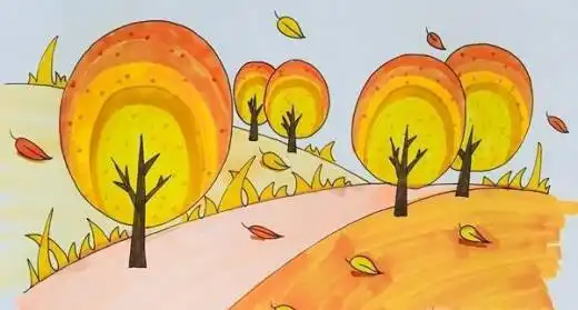 简单秋天的简笔画方法
