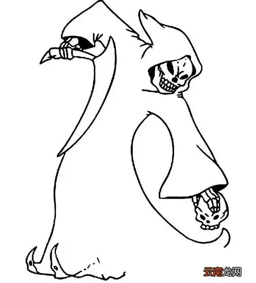 万圣节 幽灵鬼魂2简笔画怎么画步骤教程