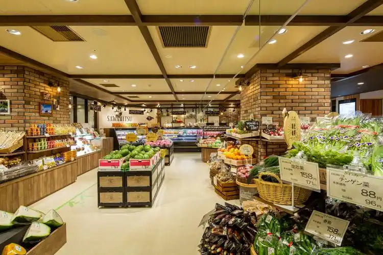 图片来源于:互联网1,生鲜超市需要注意店面门头的设计.