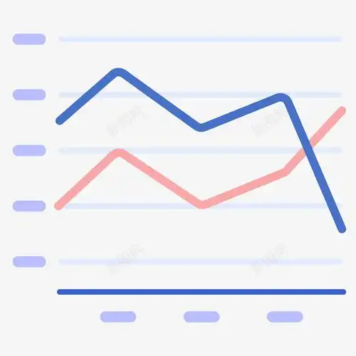 折线图信息图6线颜色图标
