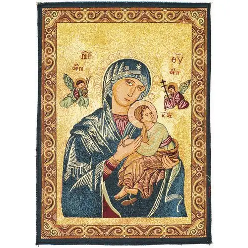 圣母永援挂毯圣像天主教圣物意卡米诺耶稣基督人物挂毯