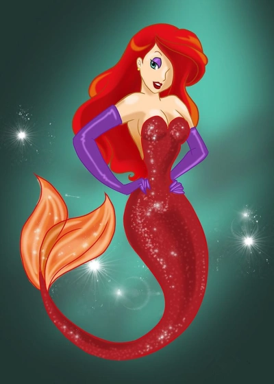 美人鱼 动漫 卡通 唯美