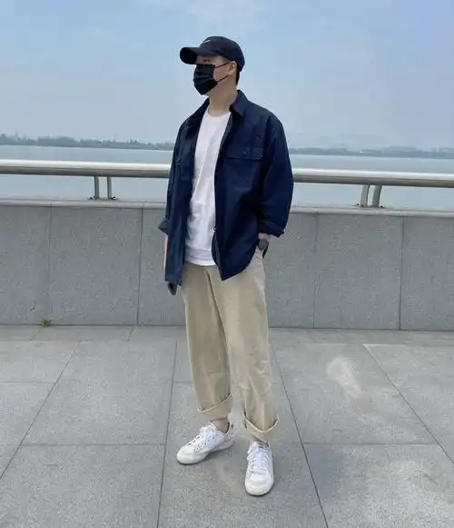 男生简约风穿搭  #每日穿搭  #日常穿搭  #微胖穿搭  #春季穿搭