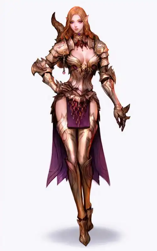 3d魔幻mmorpg《龙骑士传奇》人物原画_游戏资料-叶子猪新闻中心