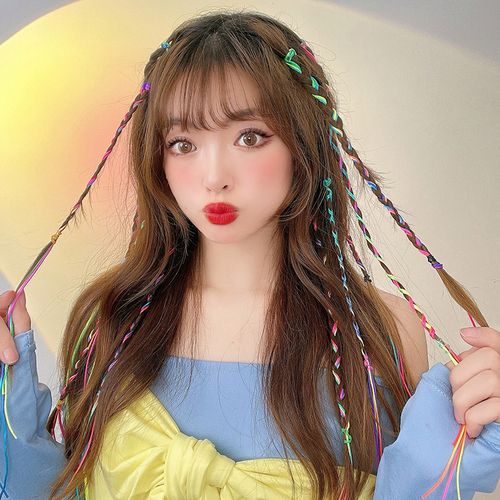 编发头饰发绳女绳子带头丝带彩色绳儿脏脏彩绳发饰