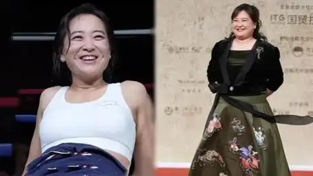 贾玲暴瘦后遗症明显,大笑时满脸褶皱颈纹明显,还或有反弹风险