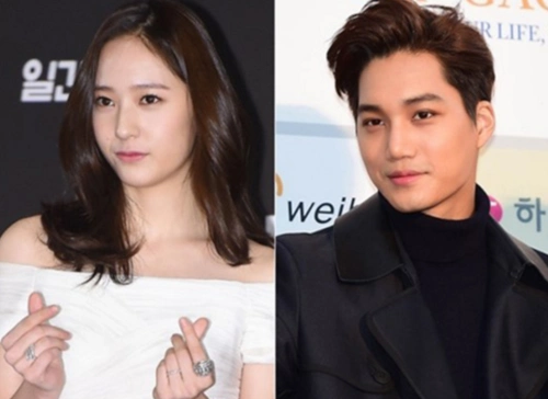 exo成员kai(金钟仁)与f(x)成员郑秀晶,二人有着共同的兴趣爱好,对对