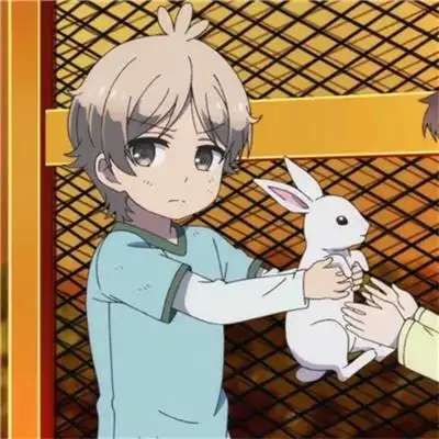 超可爱的萌系卡通情侣头像图片 一人一张甜蜜互动的可爱卡通情头_情侣