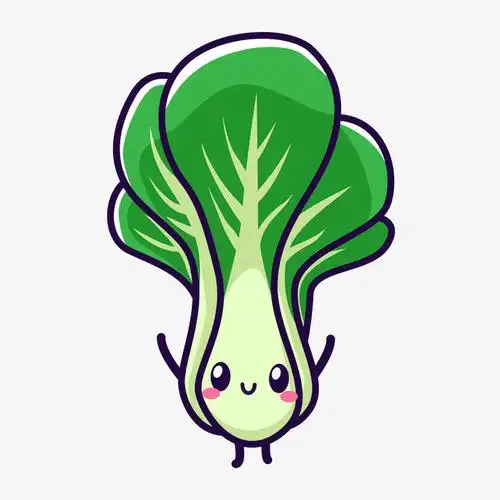 可爱插画卡通青菜